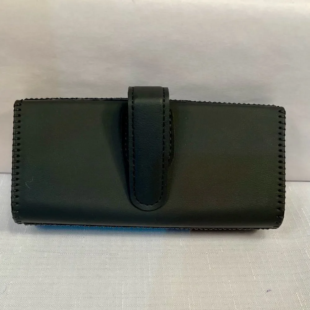 BLACK JEWLED SUNGLASSES/GLASSES CASE